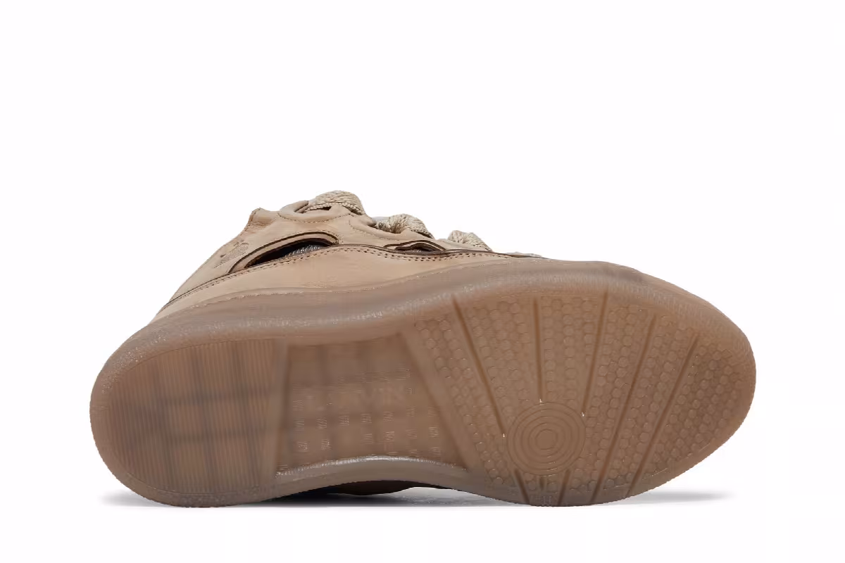 Lanvin Curb Sneakers Taupe, view 5