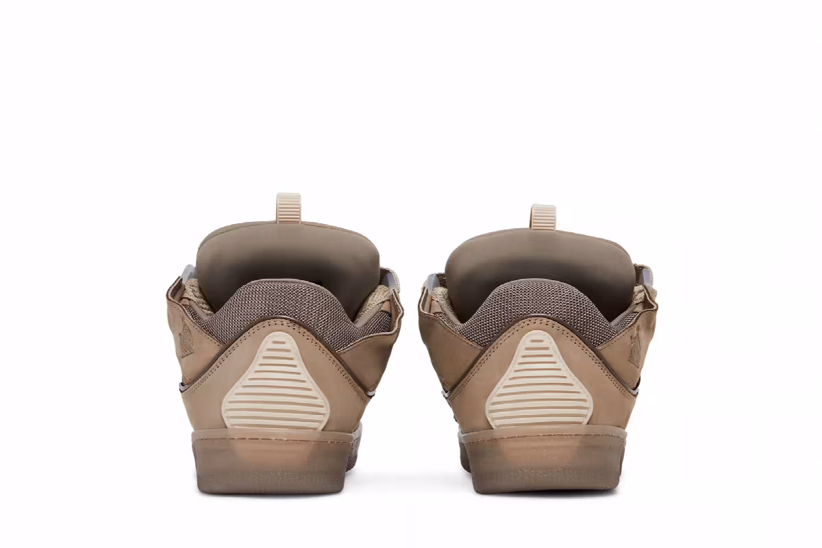 Lanvin Curb Sneakers Taupe, view 7