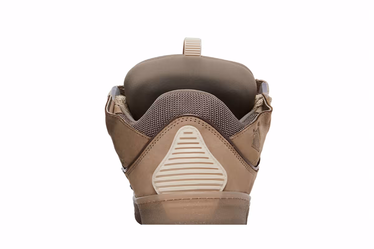 Lanvin Curb Sneakers Taupe, view 8