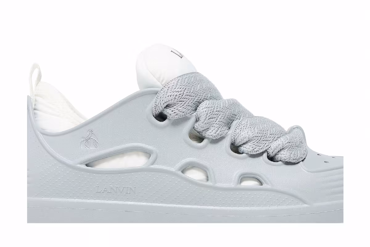Lanvin Curb Block Molded EVA Pearl Grey, view 3