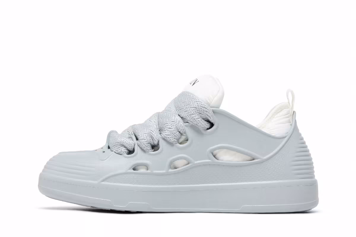 Lanvin Curb Block Molded EVA Pearl Grey, view 4