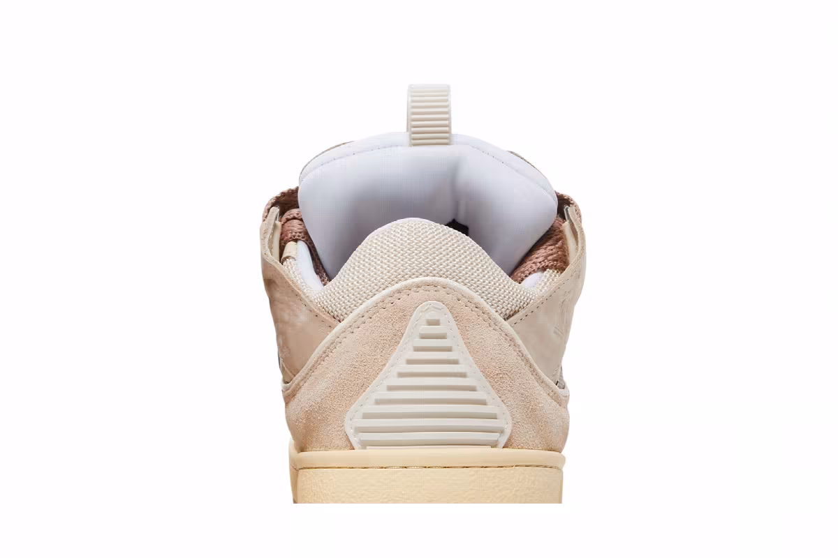 Lanvin Women's Curb Sneakers Nude, view 8