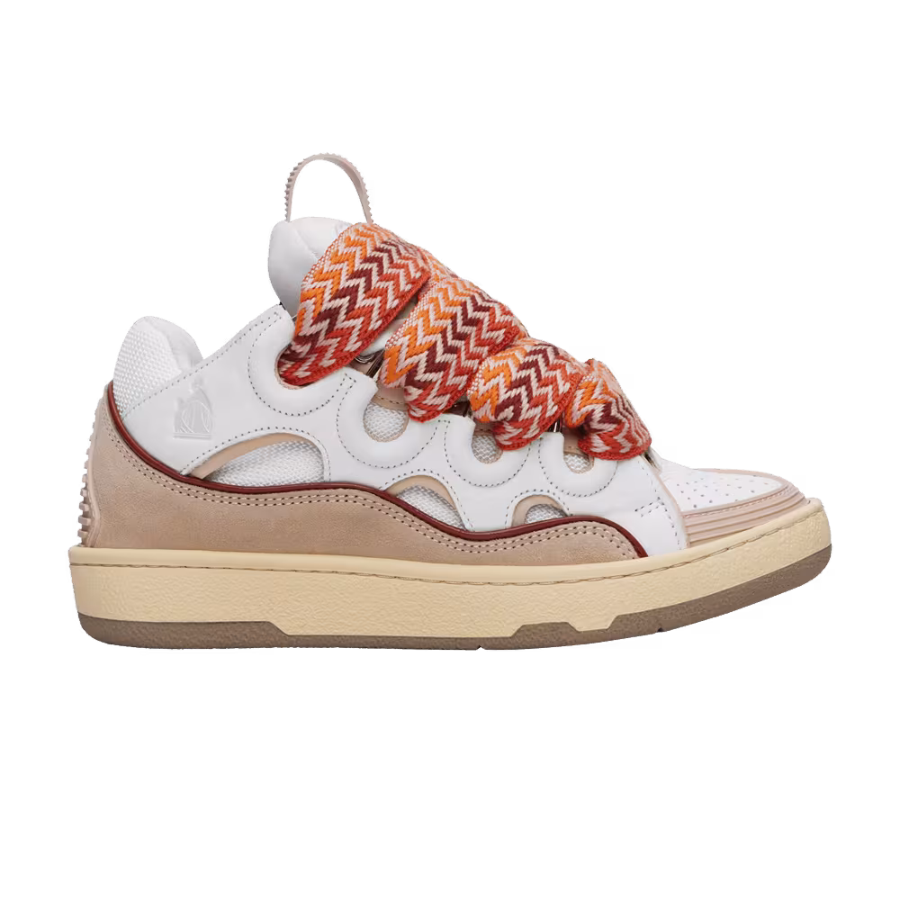 Lanvin Curb Sneaker White Beige