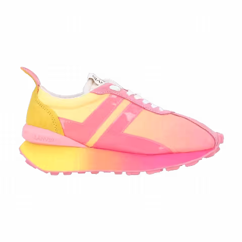 Lanvin Wmns Bumpr Sneaker 'Pink Yellow'