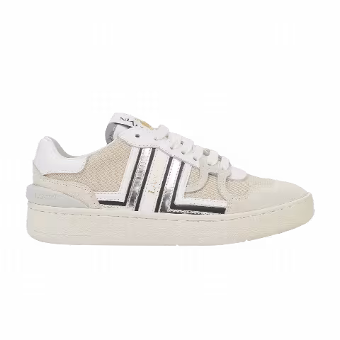 Lanvin Wmns Clay Low 'White Silver'