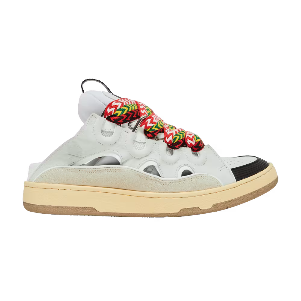 Lanvin Curb Mule White