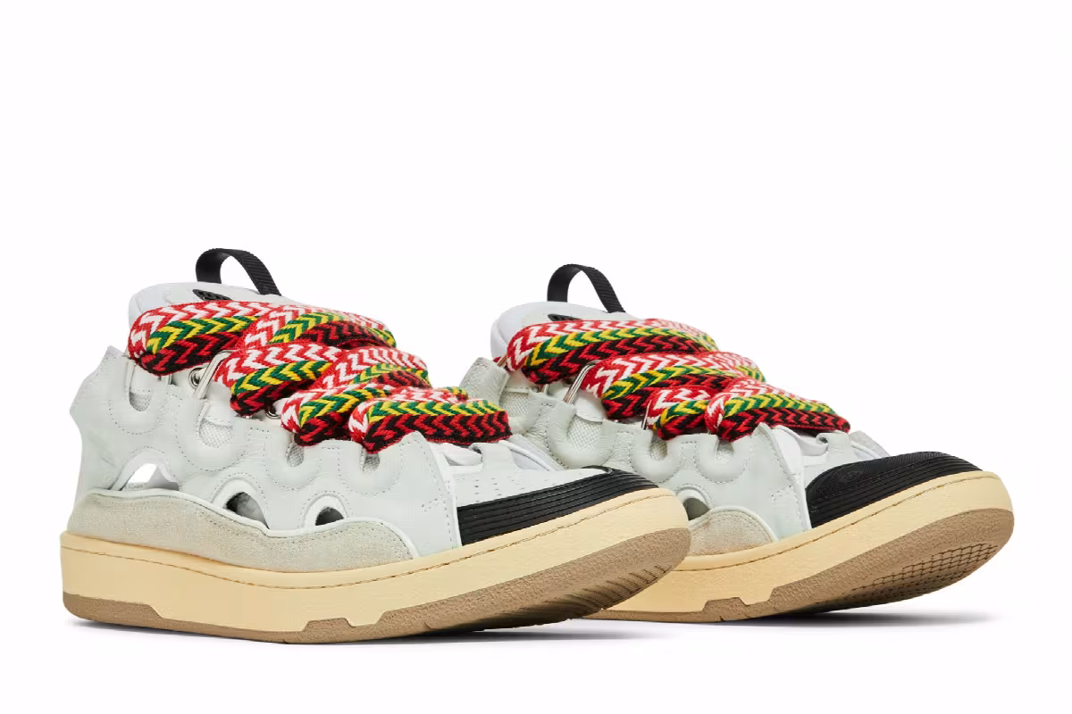 Lanvin Curb Mule White, view 9
