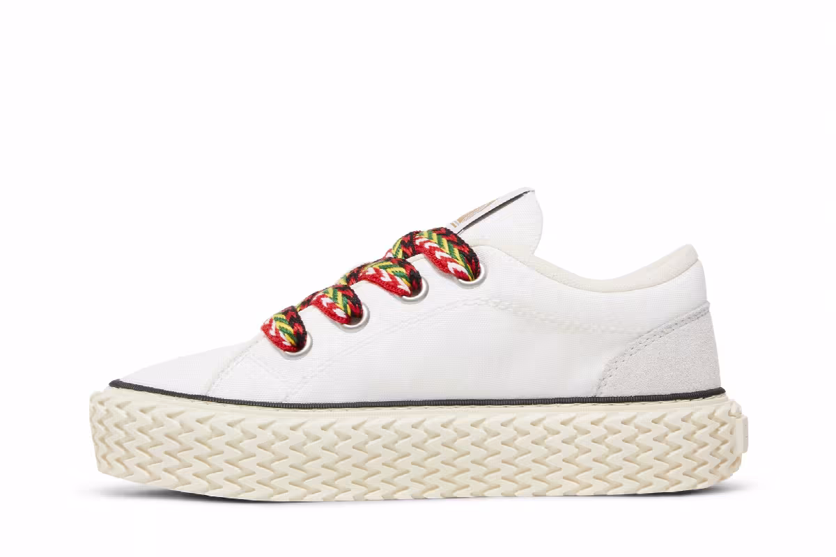 Lanvin Women's Curbies Low White, view 4