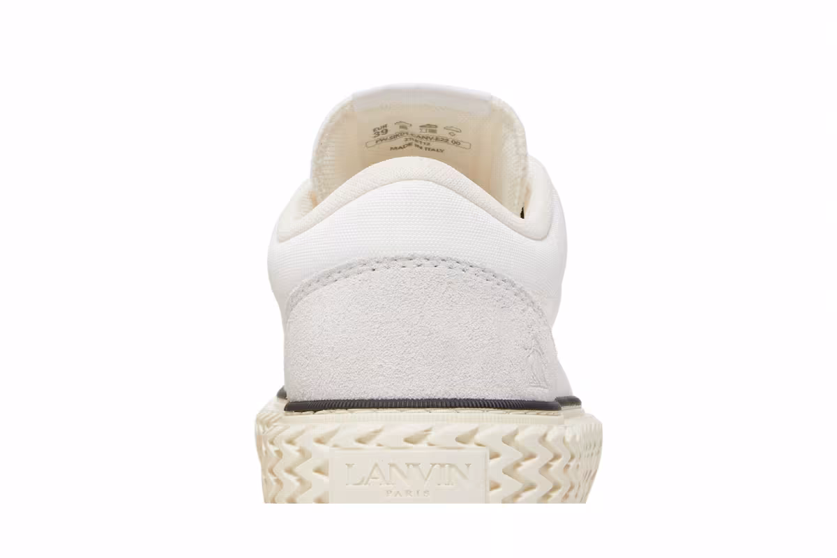 Lanvin Women's Curbies Low White, view 8