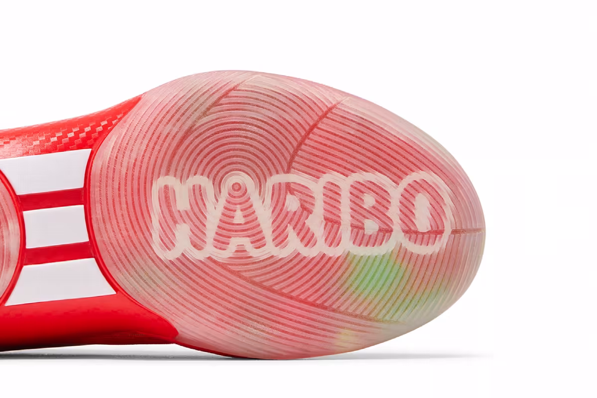 Haribo x adidas D.O.N. Issue #6 Lucid Red, view 6