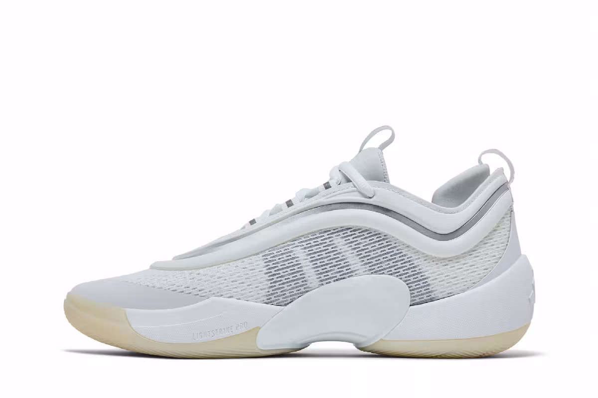 adidas D.O.N. Issue #6 White Silver Metallic, view 4