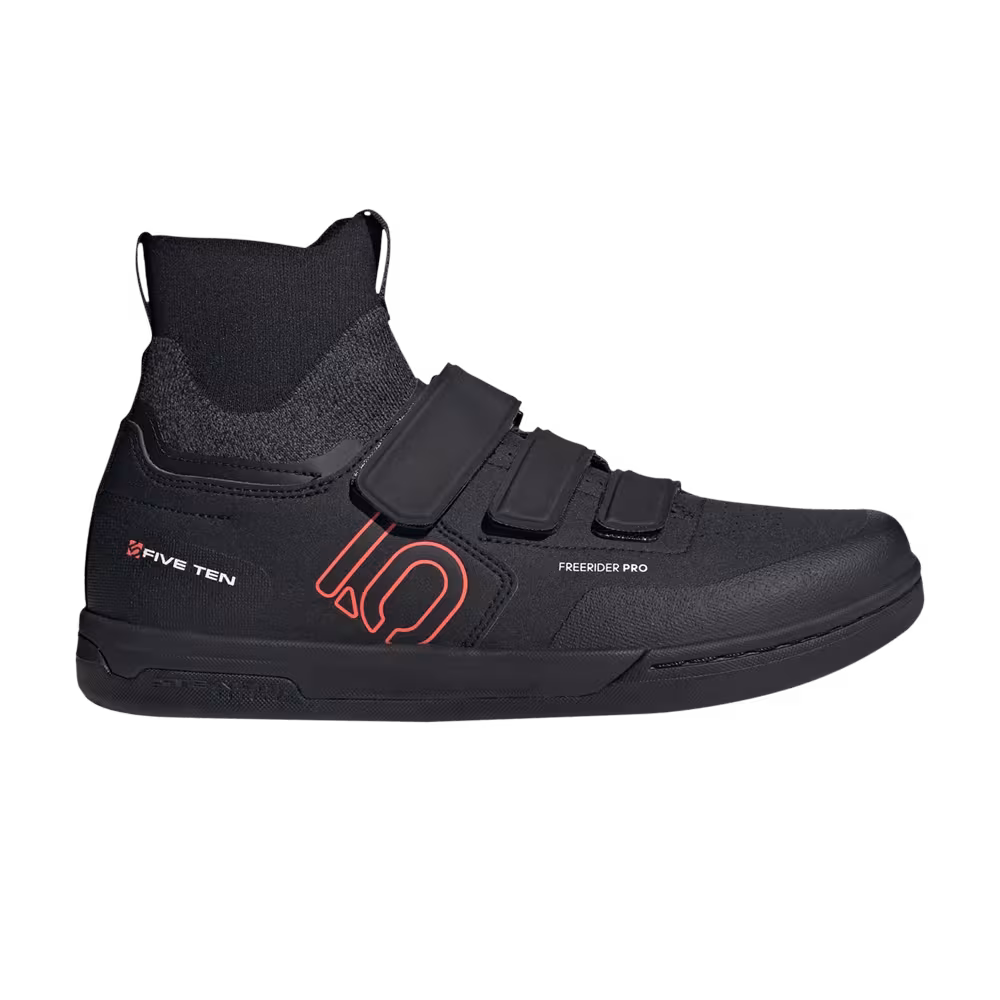 Adidas Five Ten Freerider Pro Mid Black Solar Red