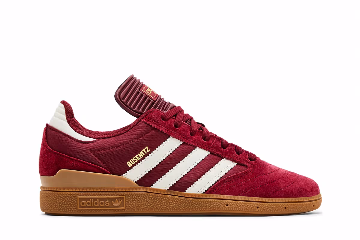 adidas Busenitz Collegiate Burgundy Gum, view 2