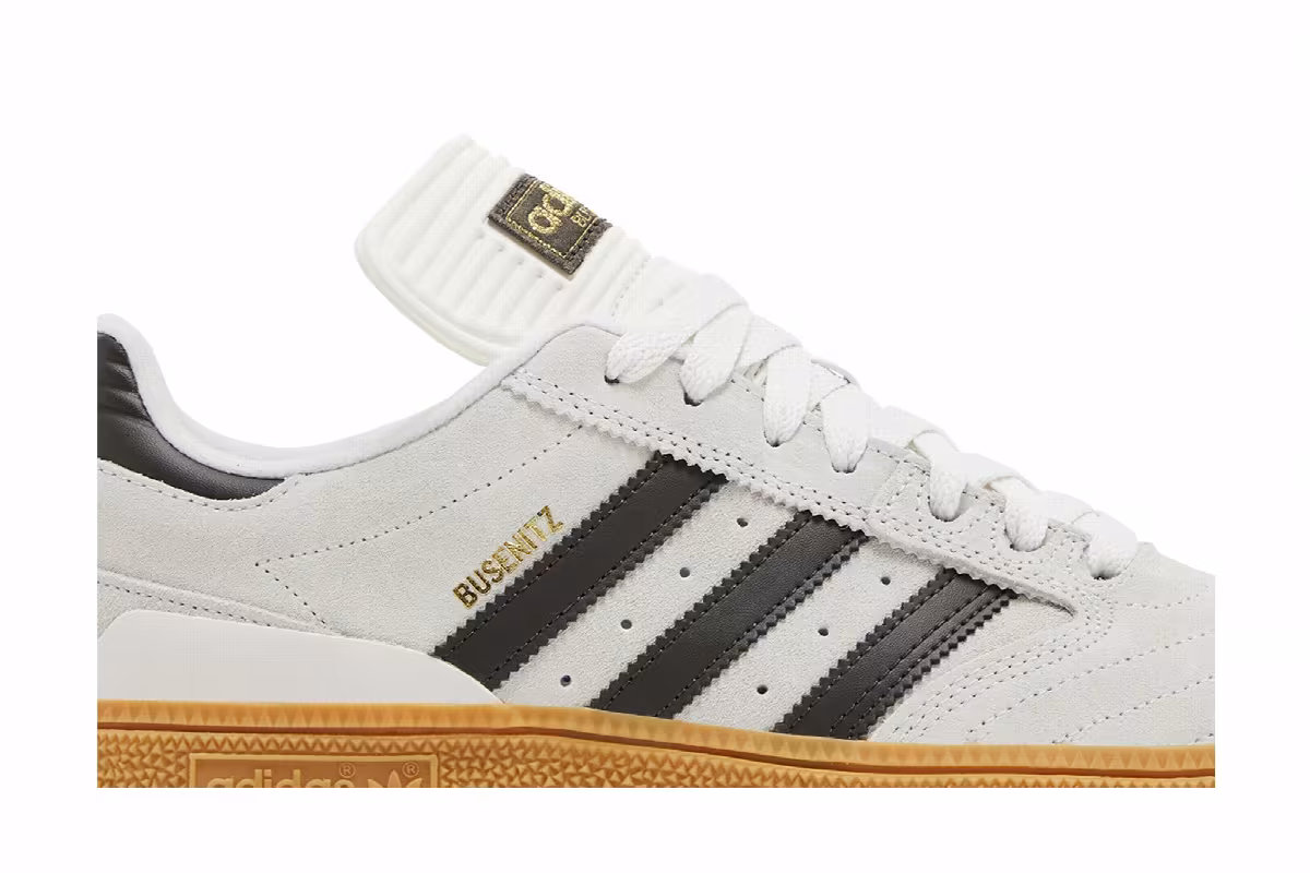 adidas Busenitz Pro Crystal White Olive Gum, view 3