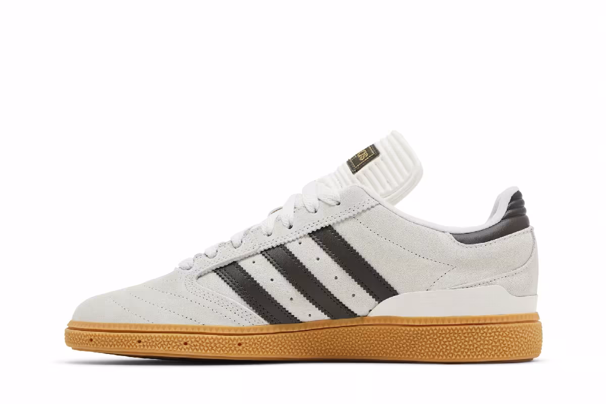 adidas Busenitz Pro Crystal White Olive Gum, view 4