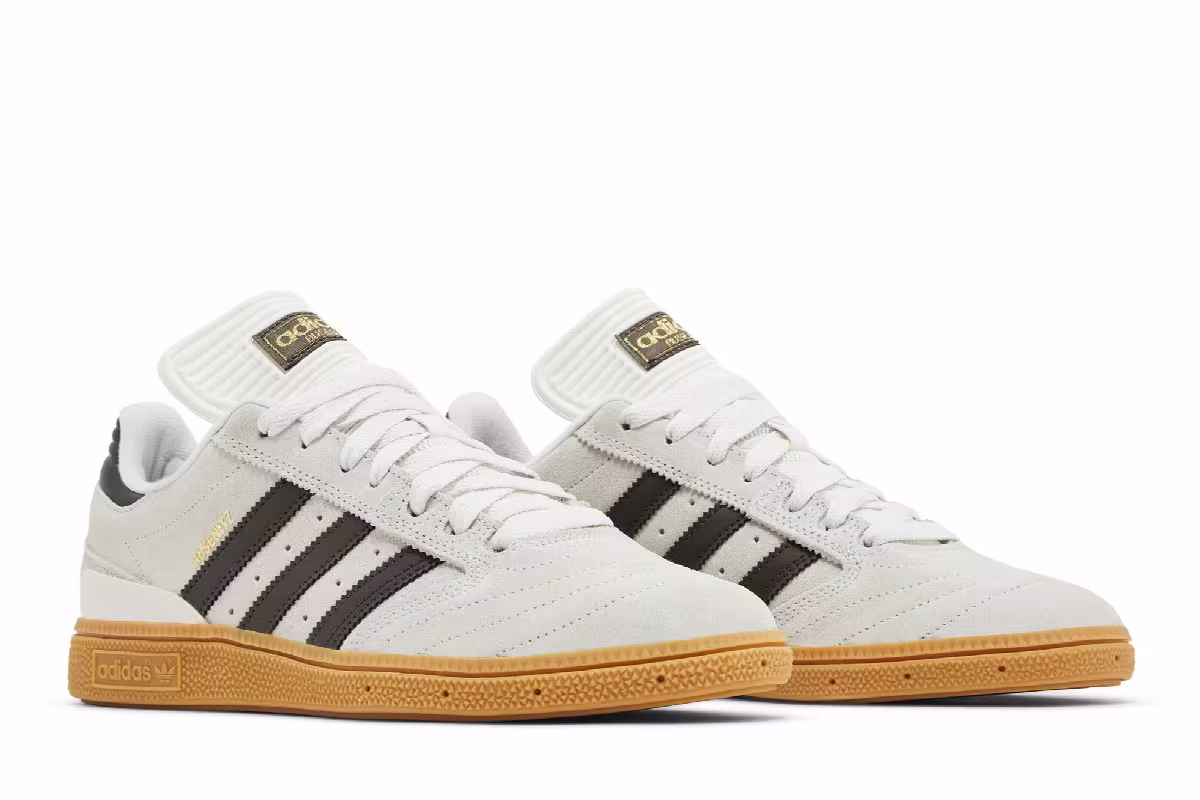 adidas Busenitz Pro Crystal White Olive Gum, view 9