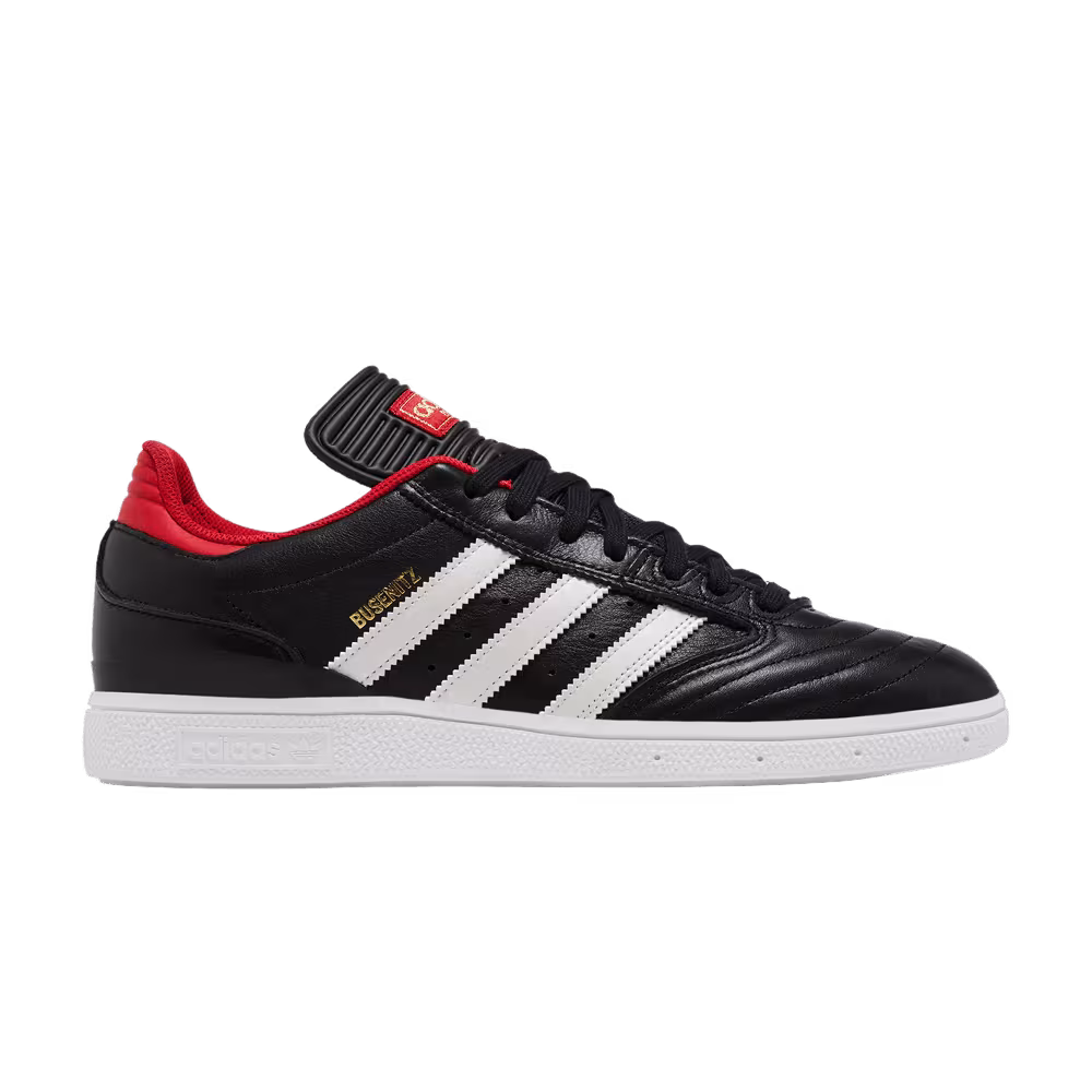 adidas Busenitz Black Zero Metallic Scarlet