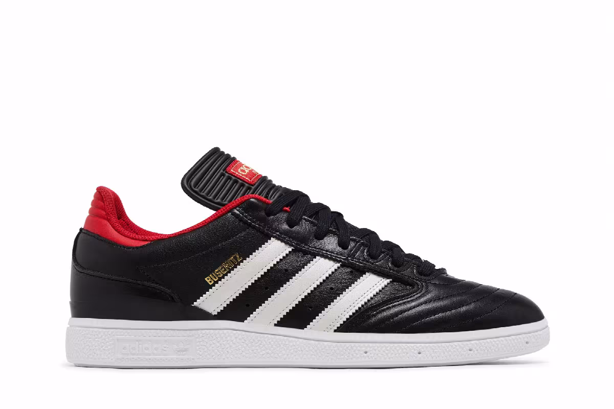 adidas Busenitz Black Zero Metallic Scarlet, view 2