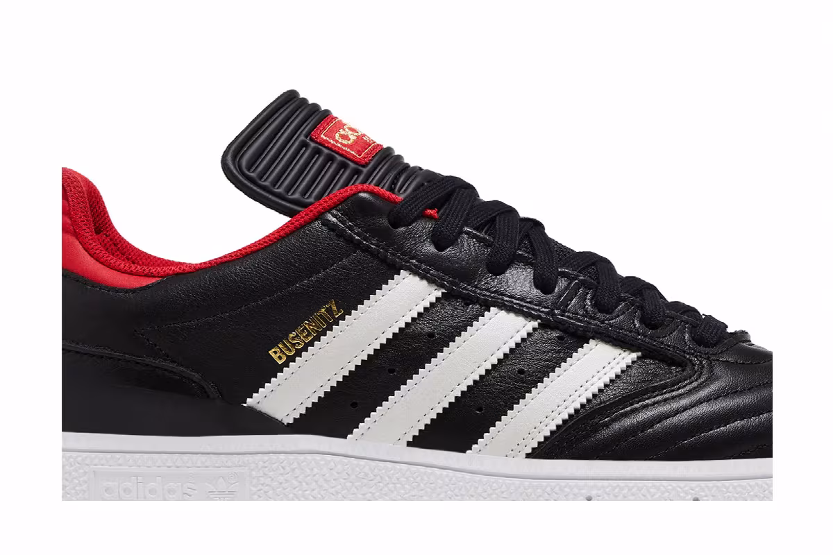 adidas Busenitz Black Zero Metallic Scarlet, view 3