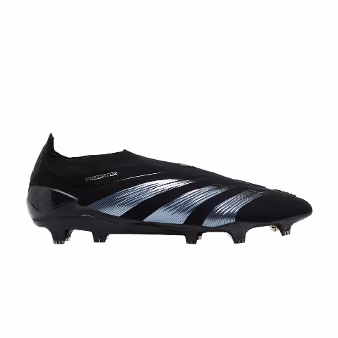 adidas Predator 24 Elite Laceless FG 'Base Black Pack'