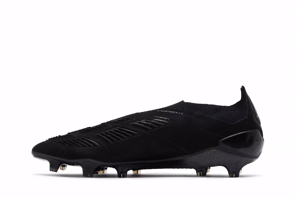 adidas Predator 24 Elite Laceless FG Base Black Pack, view 4
