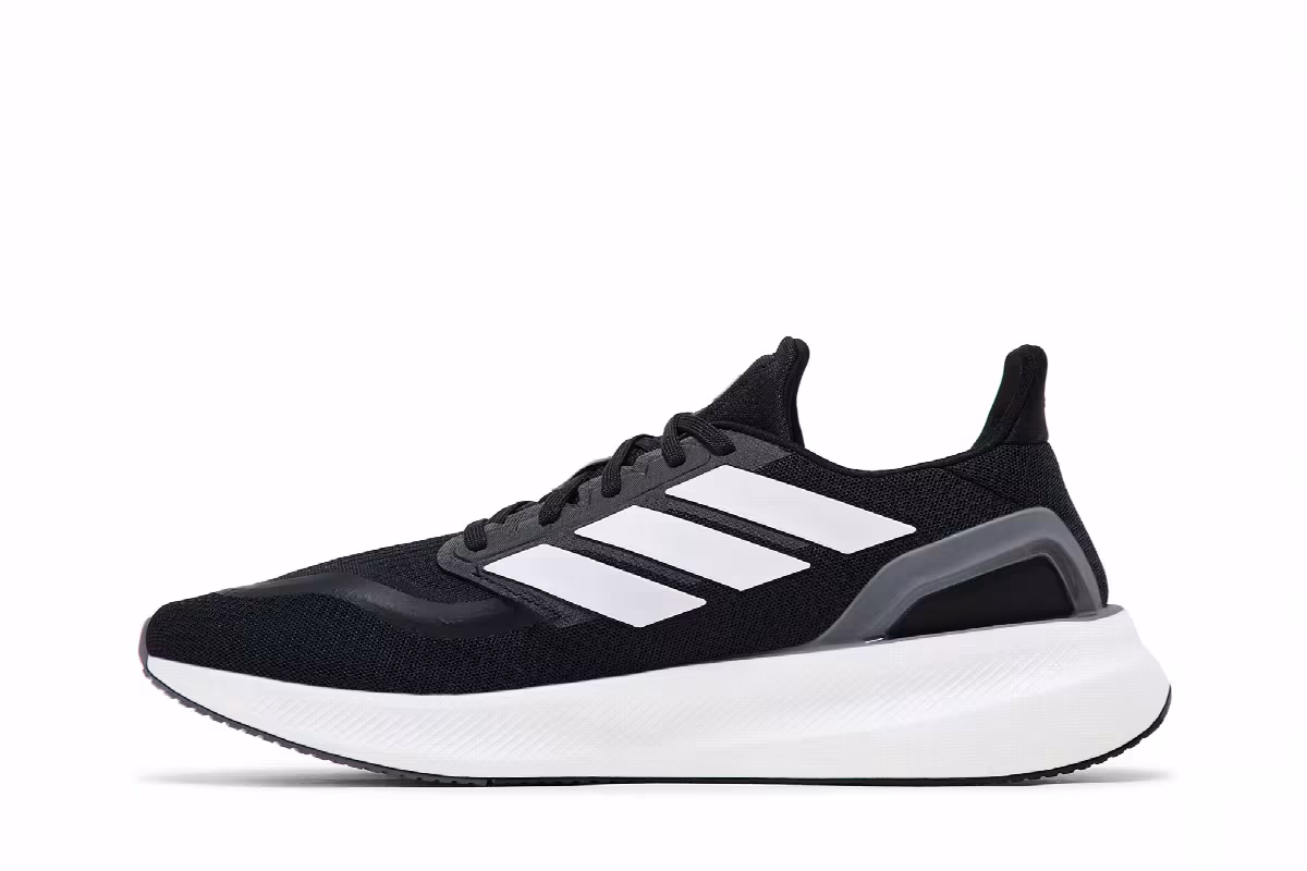 adidas PureBoost 5 Black White, view 4