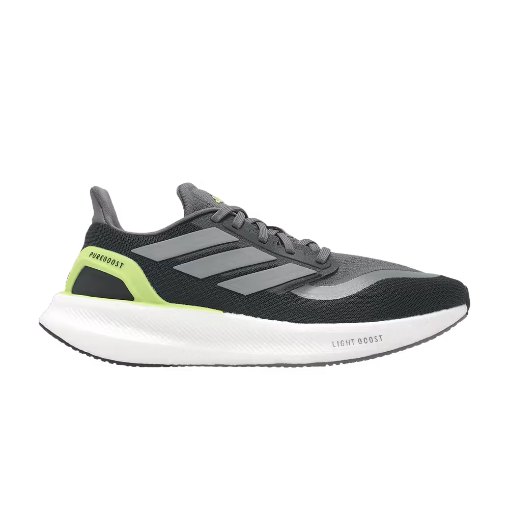 Adidas PureBoost 5 Black Iron Metallic Lime