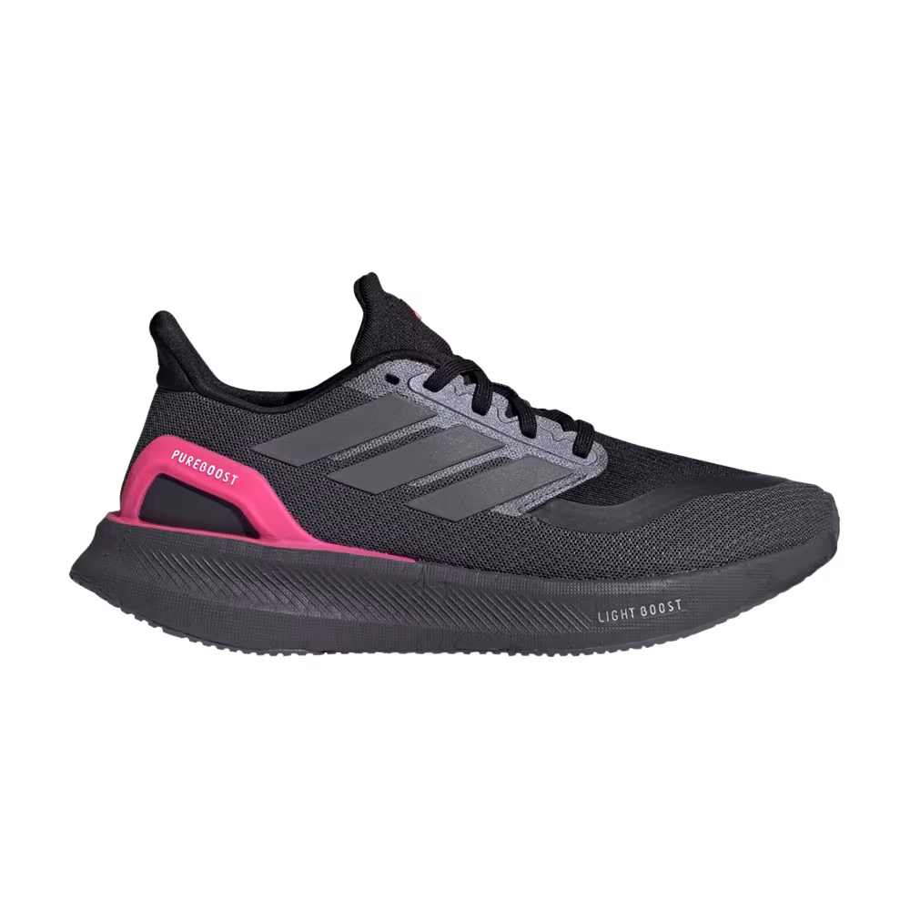 Adidas Women's PureBoost 5 Iron Metallic Lucid Pink