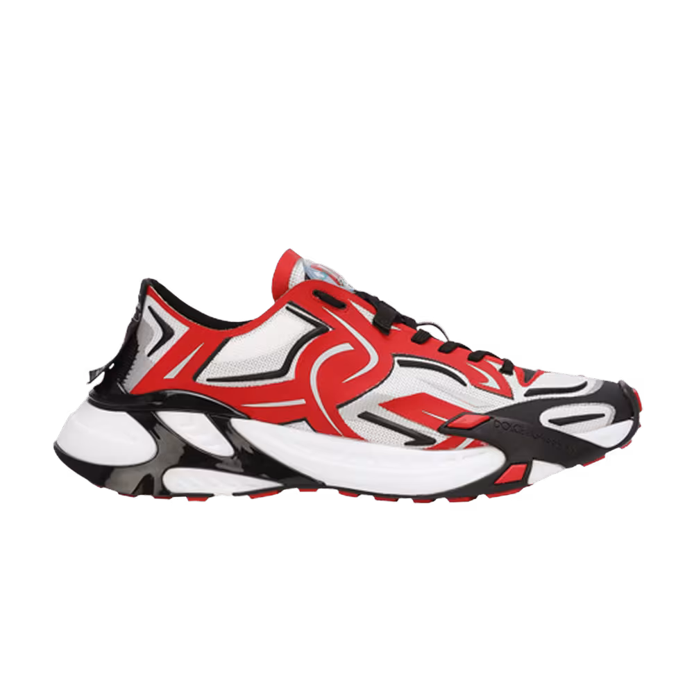 Dolce & Gabbana Fast Sneaker White Black Red