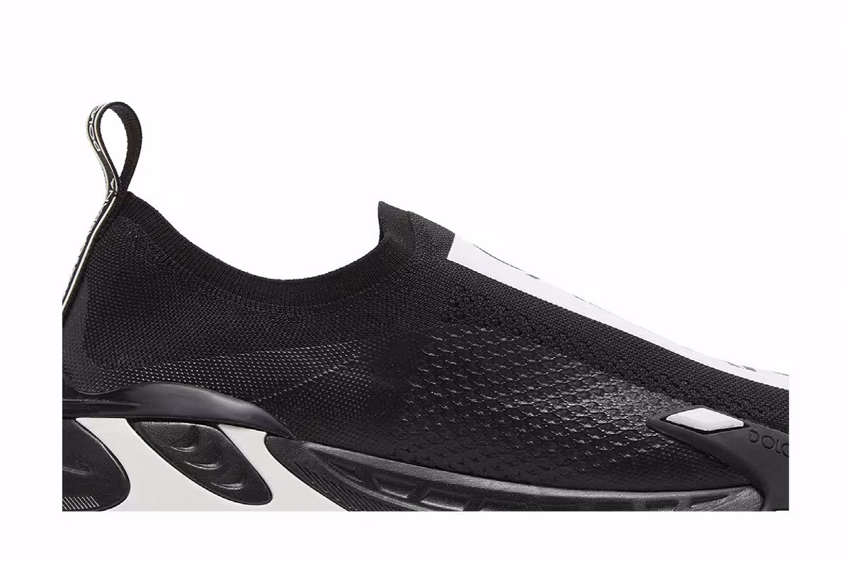 Dolce & Gabbana Stretch Mesh Fast Sneaker Black, view 3