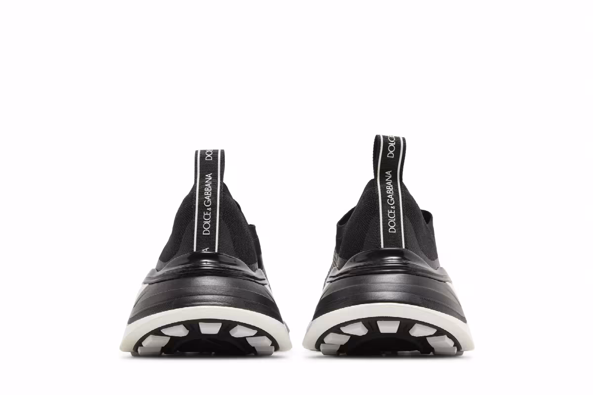 Dolce & Gabbana Stretch Mesh Fast Sneaker Black, view 7