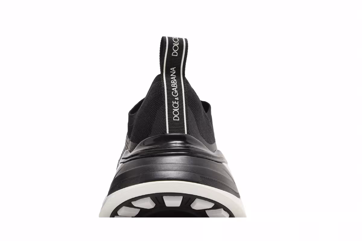 Dolce & Gabbana Stretch Mesh Fast Sneaker Black, view 8