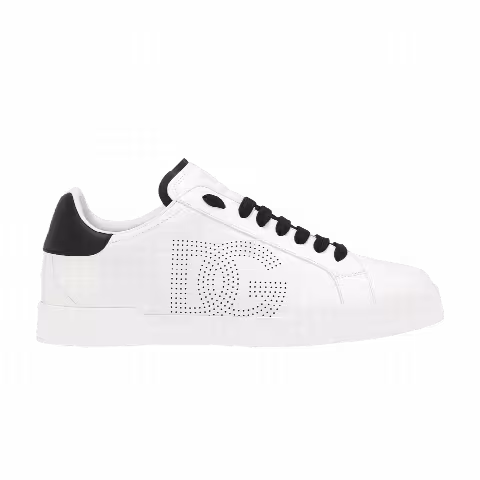 Dolce & Gabbana Portofino 'Perforated DG Logo - White Black'