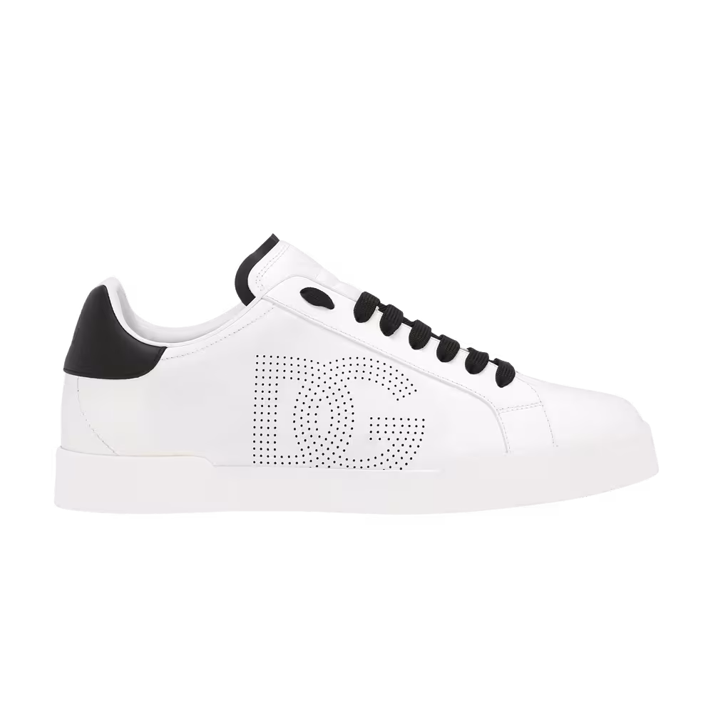 Dolce & Gabbana Portofino Perforated DG Logo - White Black