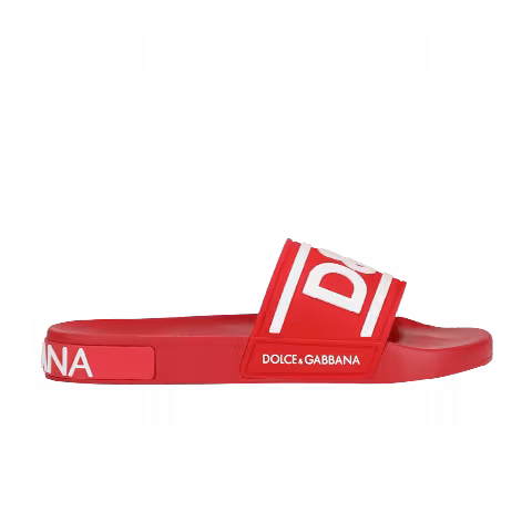 Dolce & Gabbana Slides 'Red'