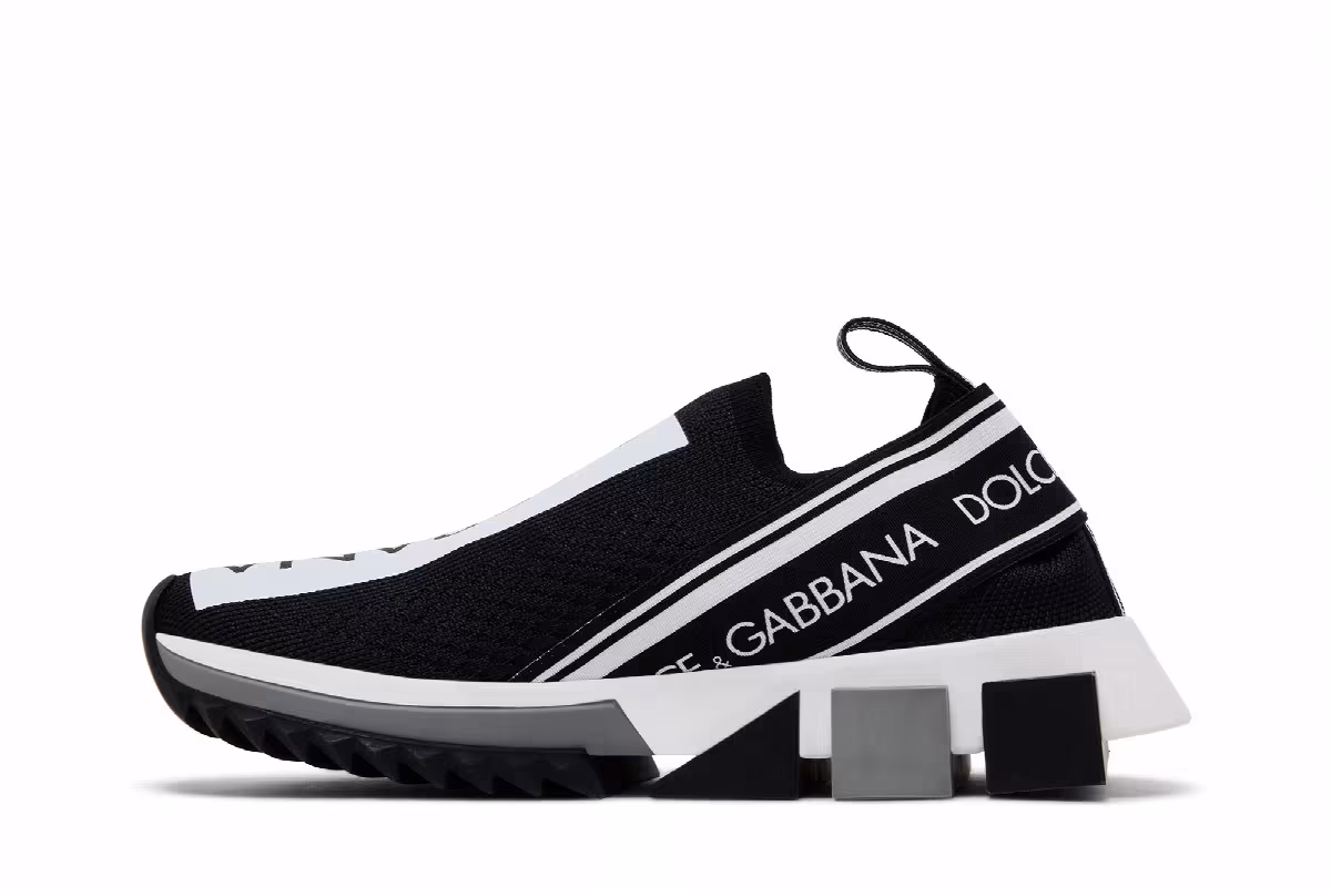 Dolce & Gabbana Women's Sorrento Melt Black White, view 4