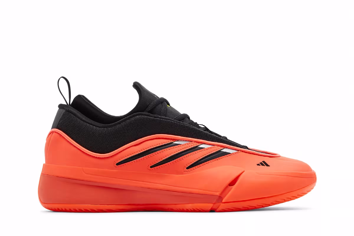 adidas Dame 9 Solar Red, view 2