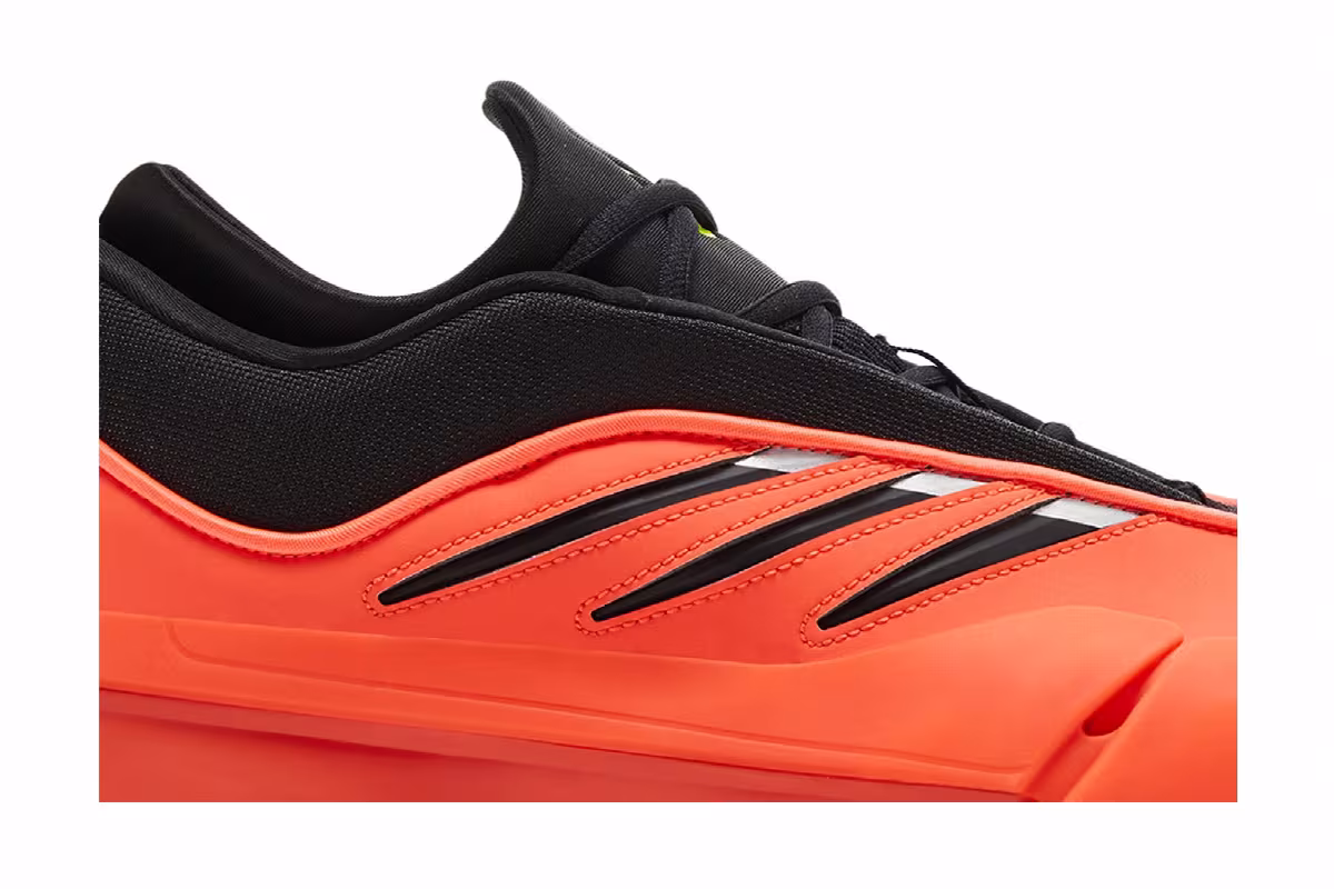 adidas Dame 9 Solar Red, view 3