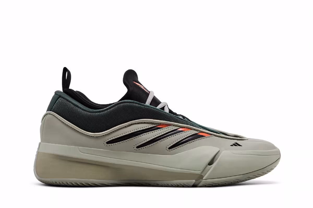 adidas Dame 9 Silver Pebble, view 2