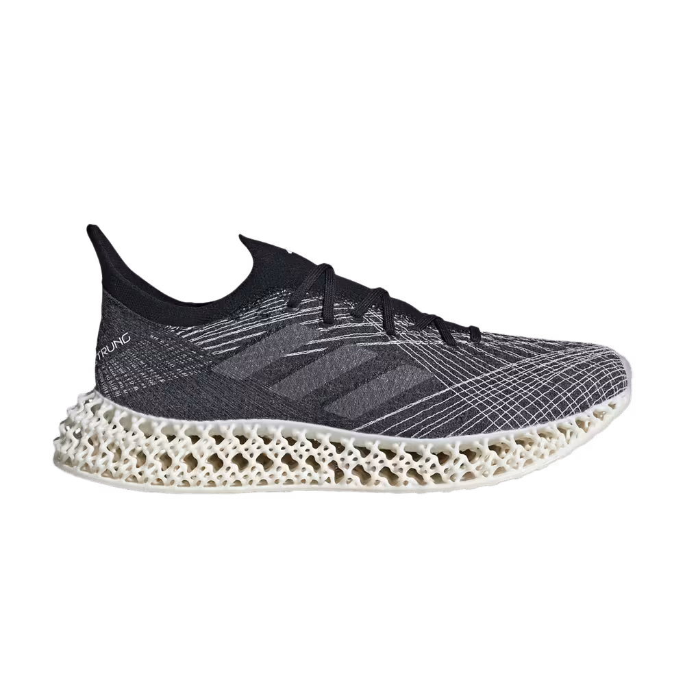 adidas Women's 4DFWD X Strung Black Grey White