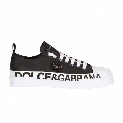 Dolce & Gabbana Wmns Portofino 'Logo Print - Black White'