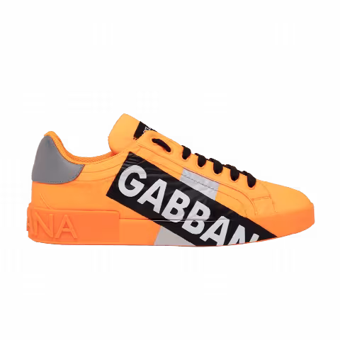 Dolce & Gabbana Portofino 'Reflective Logo Tape - Orange Fluo'