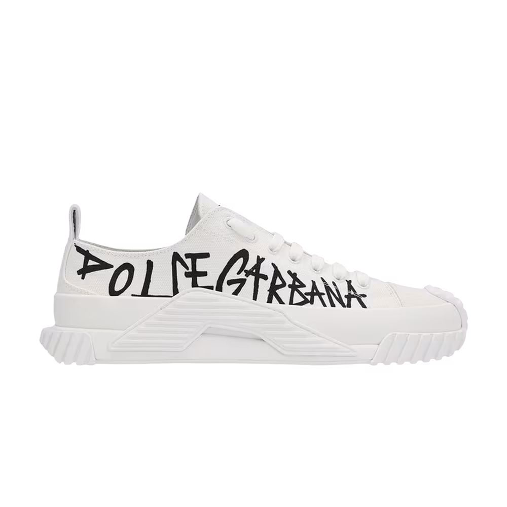 Dolce & Gabbana Portofino Low Logo Print - White