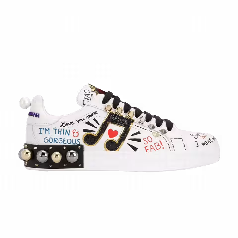 Dolce & Gabbana Wmns Portofino 'Musical Note Patch'