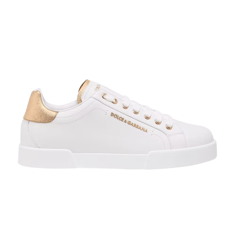 Dolce & Gabbana Portofino Low Lettering Logo - White Gold