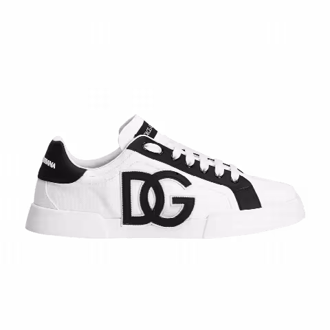 Dolce & Gabbana Portofino Light Strobel Sneaker 'White Black'