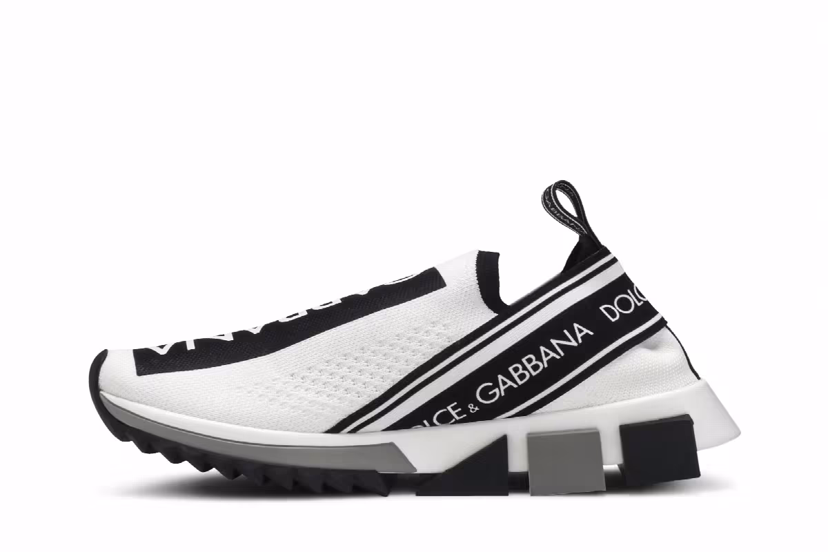 Dolce & Gabbana Women's Sorrento Melt White Black, view 4