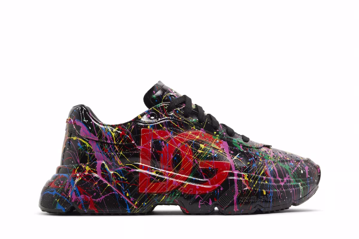 Dolce & Gabbana Daymaster Black Paint Splatter, view 2