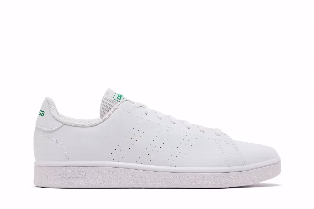 Adidas Advantage Base Court White Green, view 2