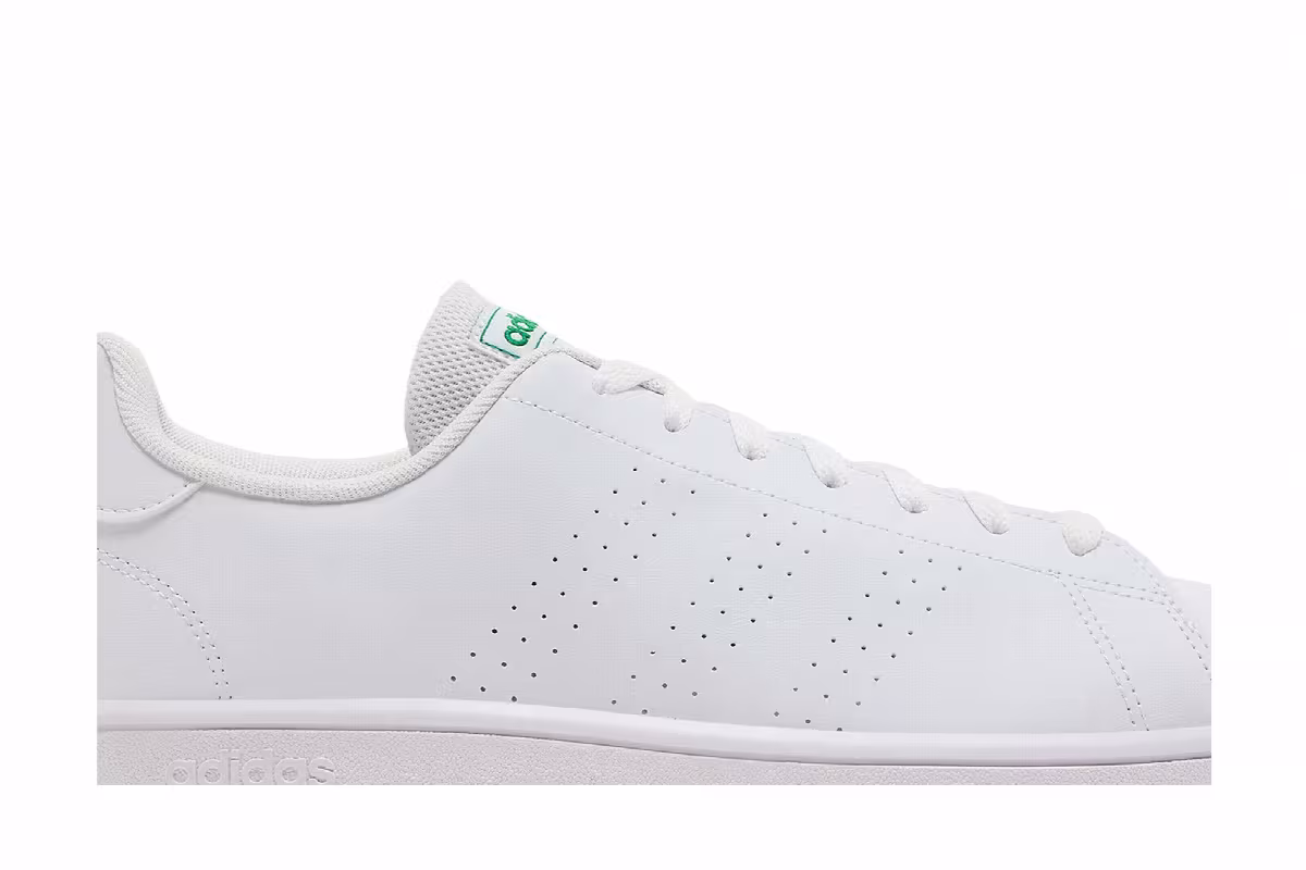 Adidas Advantage Base Court White Green, view 3
